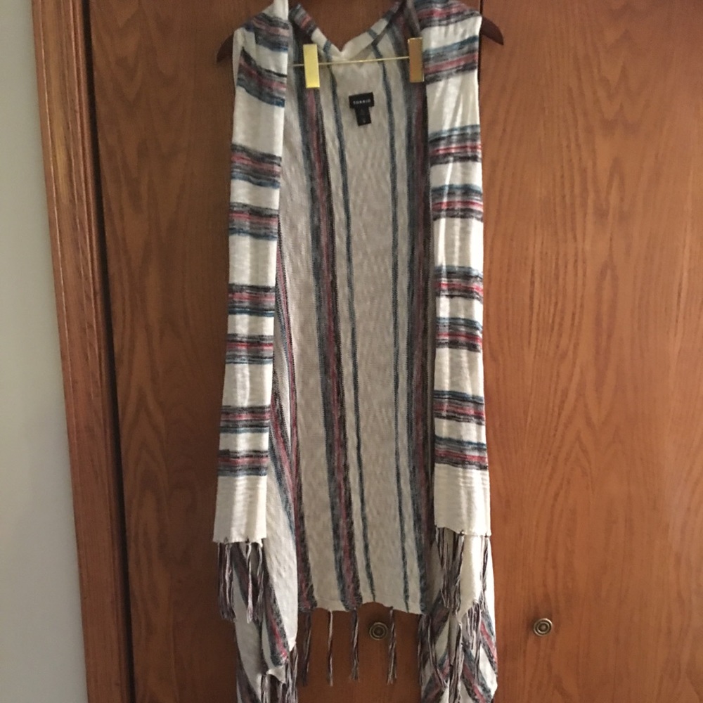 Torrid size 5 fringe vest